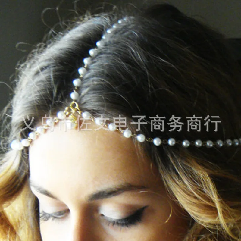 

Overplus of Goods Exported to Europe And US Dunhuang Fashion Entirely Handmade Beaded Bracelet Headdress T057