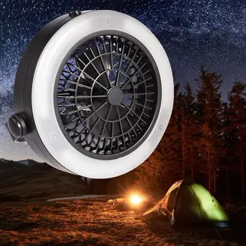 

3-in-1 4.5V 1.2W LED Camping Light And Fan USB Charging Super Bright Lantern Multi-function Outdoor Tent Lamp Night Lights
