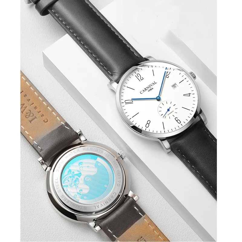 Carnival Fashion Simple Small Seconds Design Mechanical