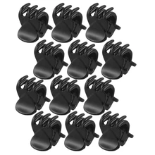 12 шт./компл. Пластик 6 заколки-крабы Мини милый Заколки для волос женские клип Головные уборы для укладки волос черный заколки для волос для Для женщин инструменты для макияжа