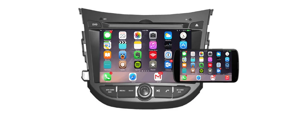 Android 2 Din Авто Радио DVD для hyundai HB20 2012 2013 автомобильный мультимедийный плеер gps-навигация, радио, стерео
