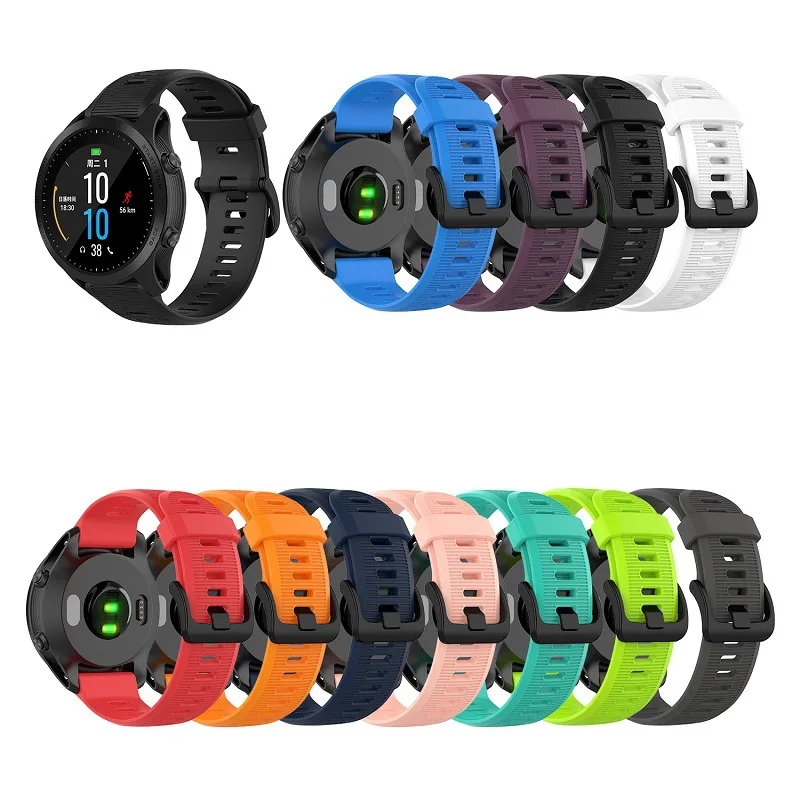 Для Garmin Fenix 5 Plus силиконовый напечатанный ремешок для часов Forerunner 935 945 приближение S60 quatix 5 сапфир ремешок сменный ремешок