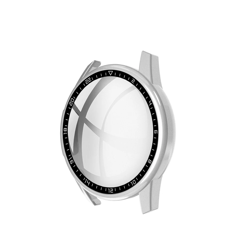 Tempered Glass Cover PC Dial Scale Protective Case For Huawei Watch GT 2 46mm Shell Screen Protector Smart Watch Accessories 