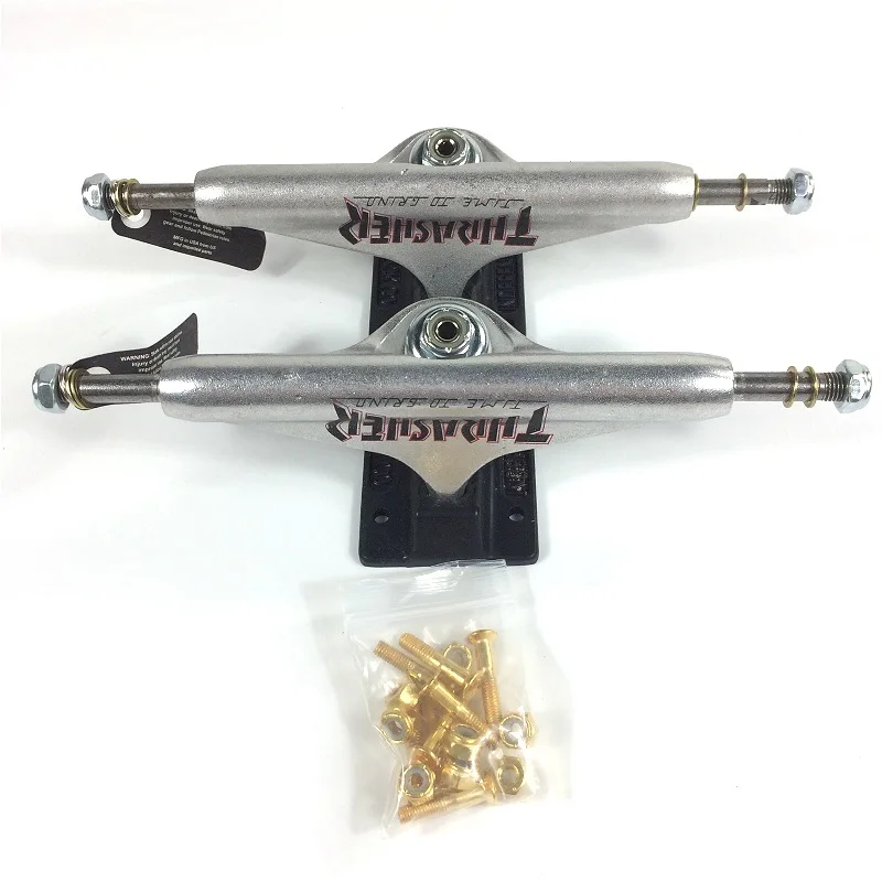 Skateboard Truck 149mm Size Hollow One Pair High-grade Metal Bearing Screw Trucks 5.5 Inch skateboard accessories