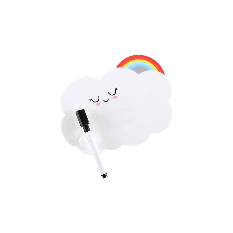 clouds Креативная наклейка с милым рисунком с пером перезаписываемая доска для сообщений наклейка для украшения стен наклейка для холодильника s Kids - Цвет: clouds