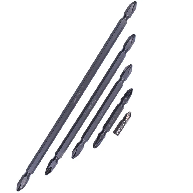 Factory Direct Selling Magnetic Bit Double Headed A- line/Cross Bit of Mouths Screwdriver Head Electric Drill Screwdriver Bits S