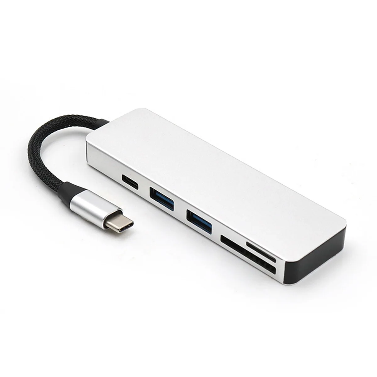 Тип-c к USB3.0HUB концентратор SD/TF камера ридер с PD зарядки четыре-в-одном конвертер