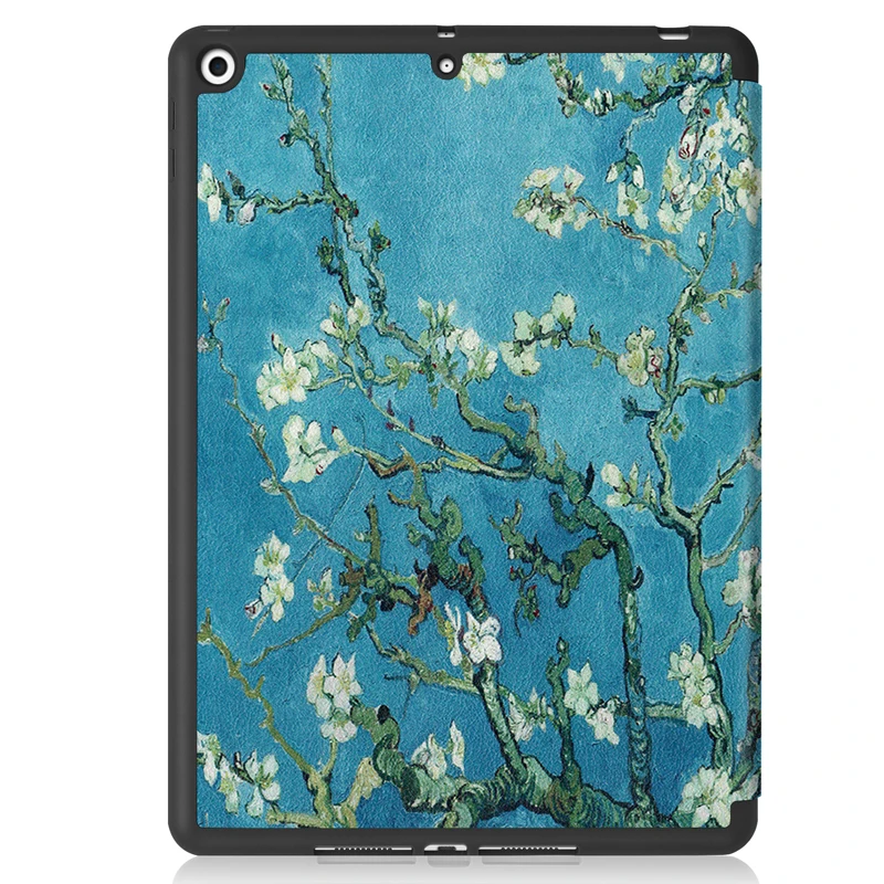 Защитный чехол для iPad 10,2 дюймов чехол с держателем для карандашей для iPad 10," милый мягкий антидетонационный протектор
