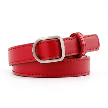 

Ceinture Femme 2020 Belts For Women Fashion Decorative Belt Wild No Hole Smooth Buckle Irregular Belt Female Trend