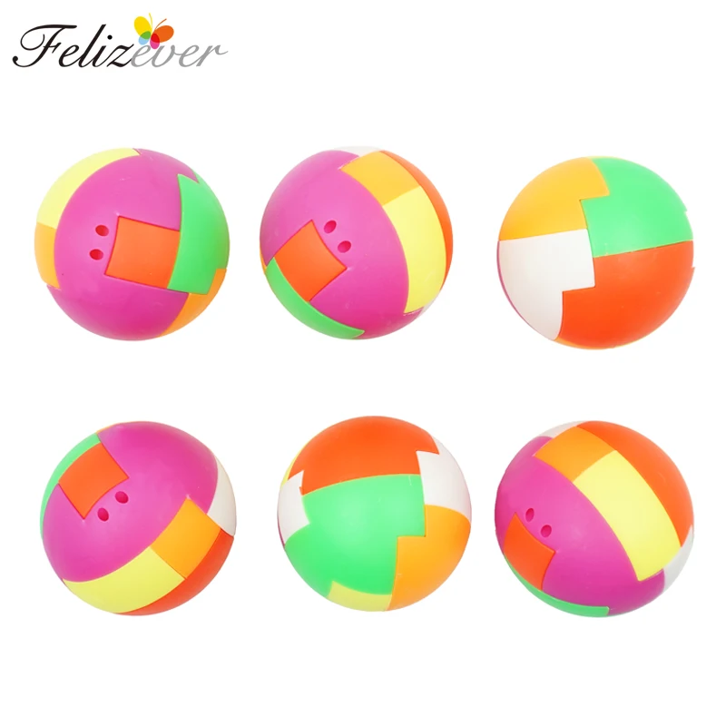 6 個ビッグパズルマジックボール (4.5 センチメートル