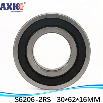 

Bearings (1pcs) SUS440C Environmental Corrosion Resistant Stainless Steel (rubber Seal Cover) S6206-2RS 30*62*16 Mm * AXK Ra 0.8