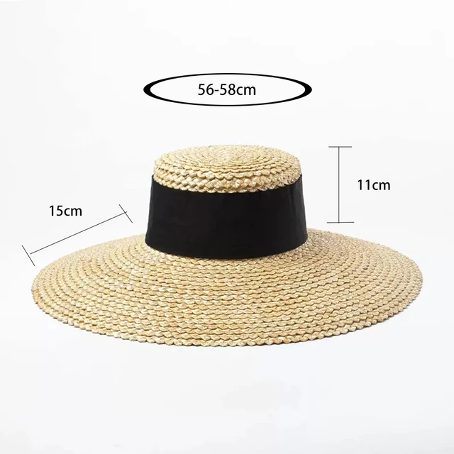 New Summer Hats For Women Ribbon Brim Sun Hat Fashion Large Straw Beach Cap For Vacation Sombreros Mujer Verano - Sun Hats - AliExpress