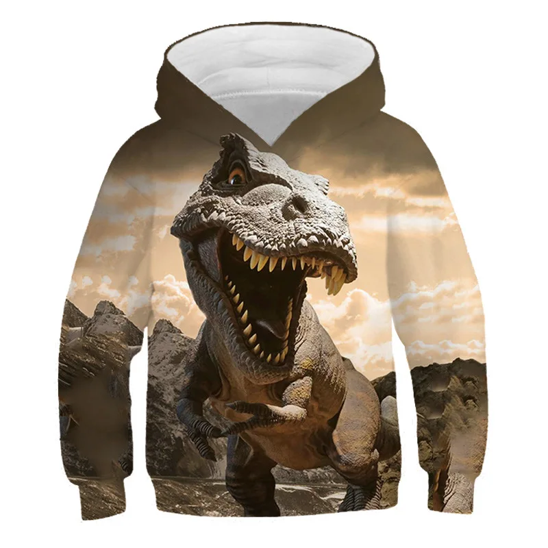 hoodie for girl Jurassic World, Dinosaurs, Tyrannosaurus Rex, Children's 3D Printed Hoodie, Boy And Girl Animation Cartoon Jacket what is a youth hoodie Hoodies & Sweatshirts