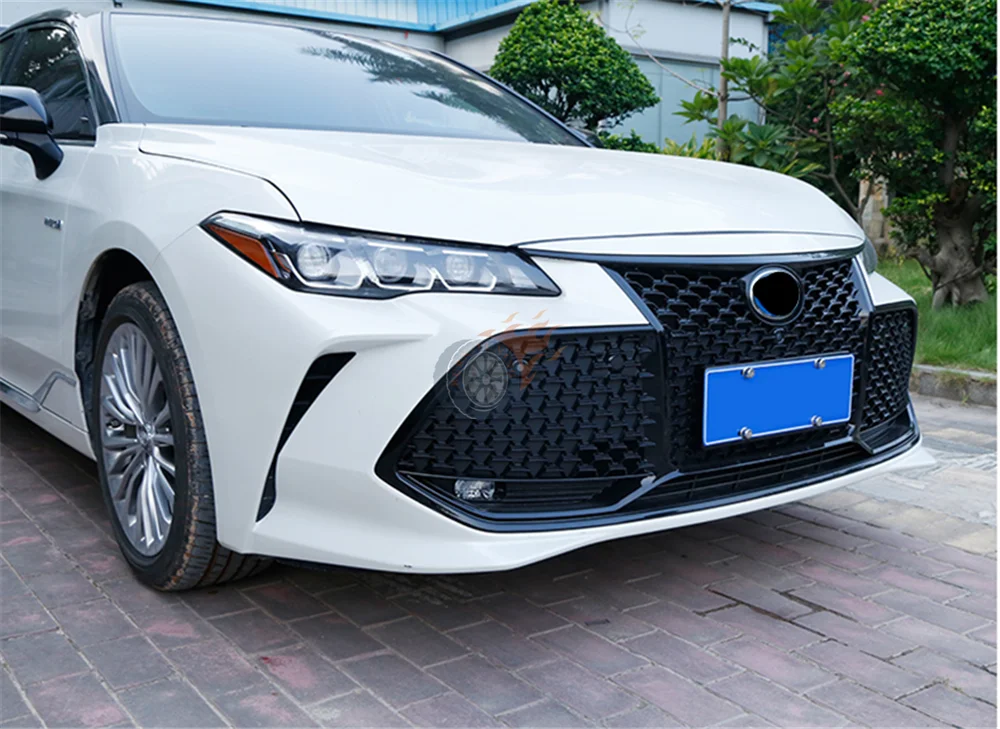 Черный ABS сотовый сетчатый гриль для Toyota Avalon гриль+ зарубежный выпуск обновленная гоночная решетка аксессуары для стайлинга автомобилей
