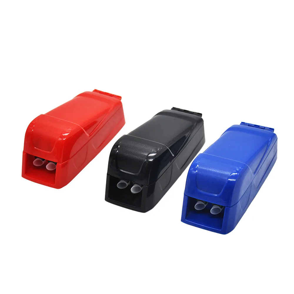 Double Tube 8mmTobacco Injector Rolling Machine Handmade Small Size Acrylic Smoke Tool Paper Portable Herb Grinder DIY