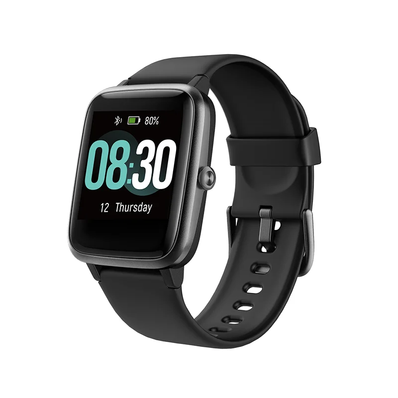 UMIDIGI Uwatch3 Смарт-часы для мужчин и женщин 5ATM водонепроницаемый фитнес-трекер спортивный браслет монитор сердечного ритма во время сна для Android IOS Reloj - Цвет: Onyx Black