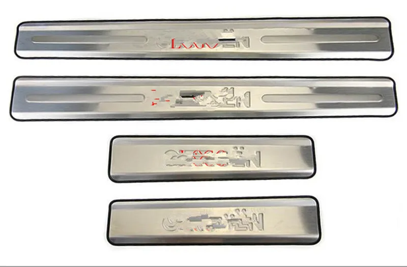

High Quality Stainless Steel Scuff Plate/Door Sill for 2008-2011 Citroen C-quatre C4 4PCS/SET car styling