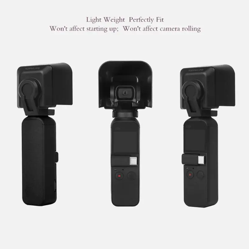 Бленда объектива Защитная крышка Солнцезащитный козырек для DJI OSMO Карманный ручной карданный камера LX9A