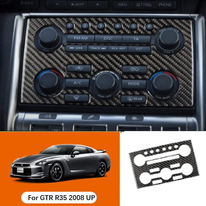 For Nissan Gtr R35 2008-2016 Carbon Fiber Center Console Dashboard