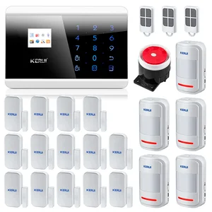 Kerui 8218G IOS Android APP GSM PSTN Двойная сеть охранная домашняя сигнализация s домашняя охранная сигнализация безопасная система - изображение