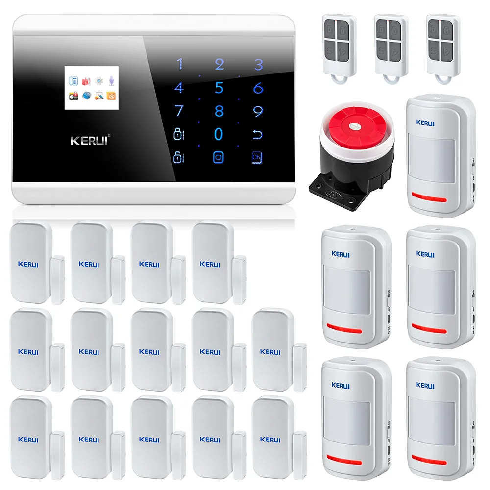 Система охранной сигнализации Kerui 8218G IOS Android GSM PSTN Двойная сеть|system helmet|security system