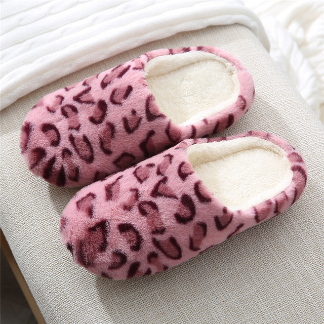 Winter Home Slippers Women Cotton Floor Shoes Plush Indoor Slippers Shoes Women Men Couple Warm House Slippers Bedroom