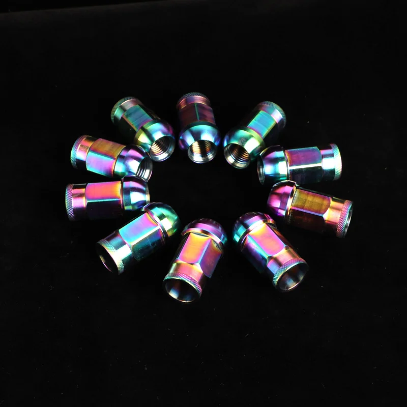 20 шт. из GR5 титанового сплава кованые гайки колеса M14* 1,5 сферические рот, подходит для модификации Volkswagen Audi Mercedes