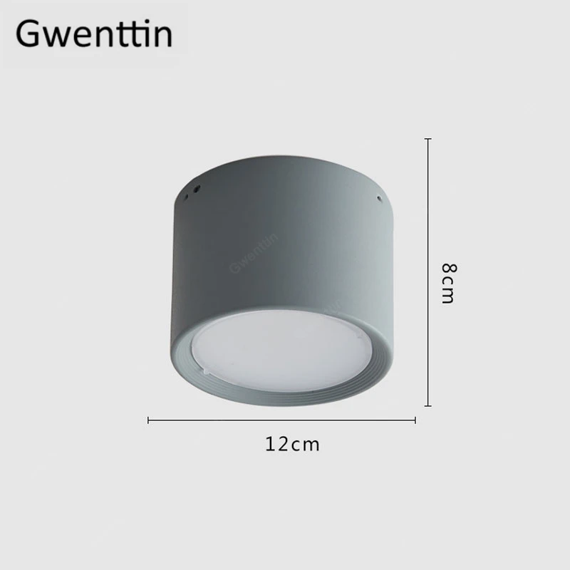 Gray Medium Современная Люстра Черная Железная Plafonnier Led потолочные светильники для кухни для гостиной светильник с утопленным монтажом Домашний Светильник - Цвет корпуса: Gray Medium
