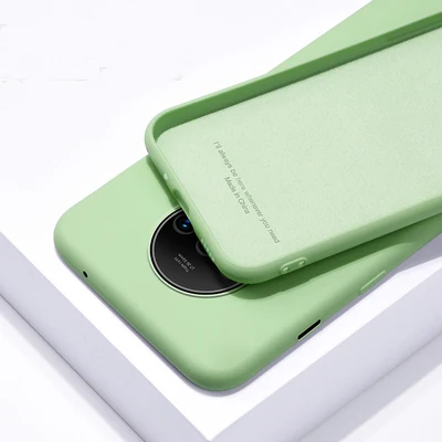 Для OnePlus 7T чехол Мягкая накладка из жидкого силикона тонкий Приятная для кожи