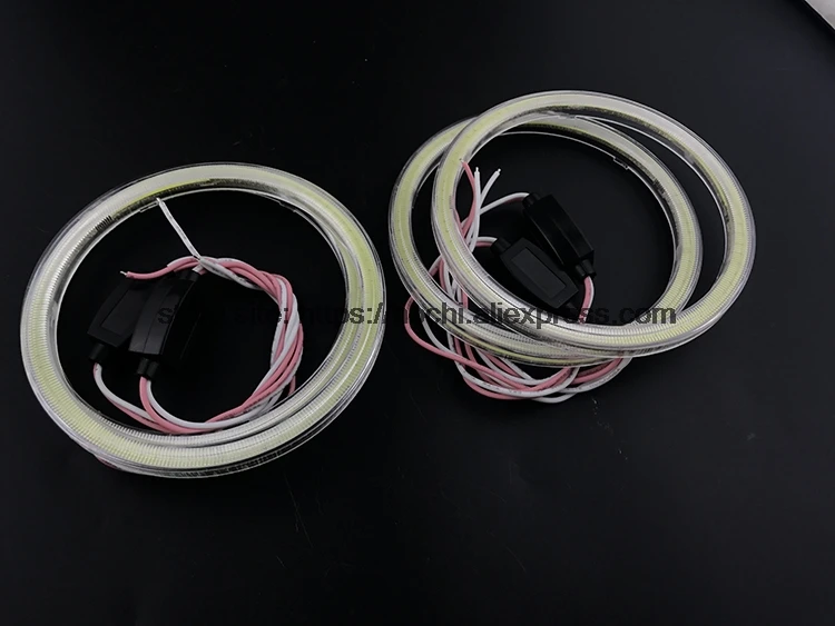 Высокое качество COB Led Light Белый Halo Cob Led angel eyes кольцо без ошибок для Volkswagen Touareg 2003 2004 2005 2006
