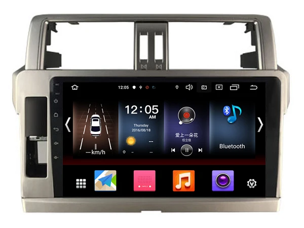 Flash Deal OTOJETA Android 9.0 2.5D Screen Car Radio Player Head Unit For Toyota PRADO 155 2014 Multimedia auto Stereo GPS tape recorder 5