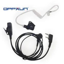 Fone de ouvido microfone ptt para baofeng uv s9/10r/888s/v8/uv5r/dm 5r plus tyt md 380 390 8hx tk 208 3230 walkie talkie rádio