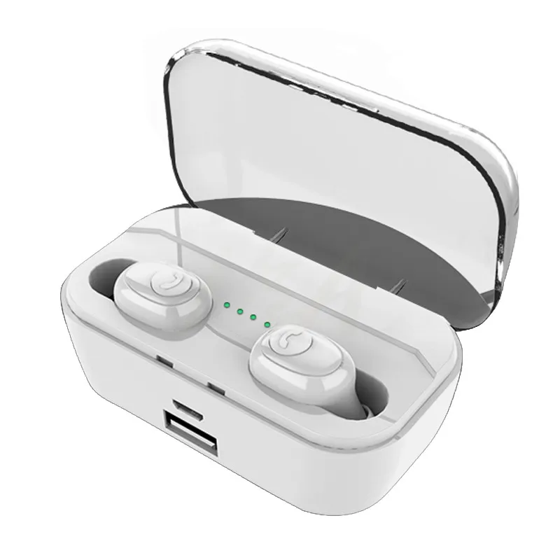 4 Беспроводные наушники TWS Bluetooth V5.0 8D стерео мини наушники гарнитура с микрофоном дисплей 3500 мАч зарядная коробка громкой связи Наушники G6S - Цвет: 4