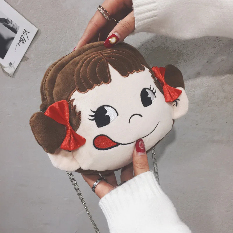 Япония Fujiya сумка на плечо niu nai mei мультфильм милый кошелек девушки плюшевые ключ Подвески автобус кошелек