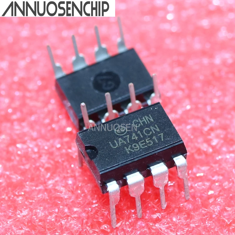 Бесплатная доставка 50 шт. UA741CN усилитель OP AMP DIP8 новый хорошее качество |