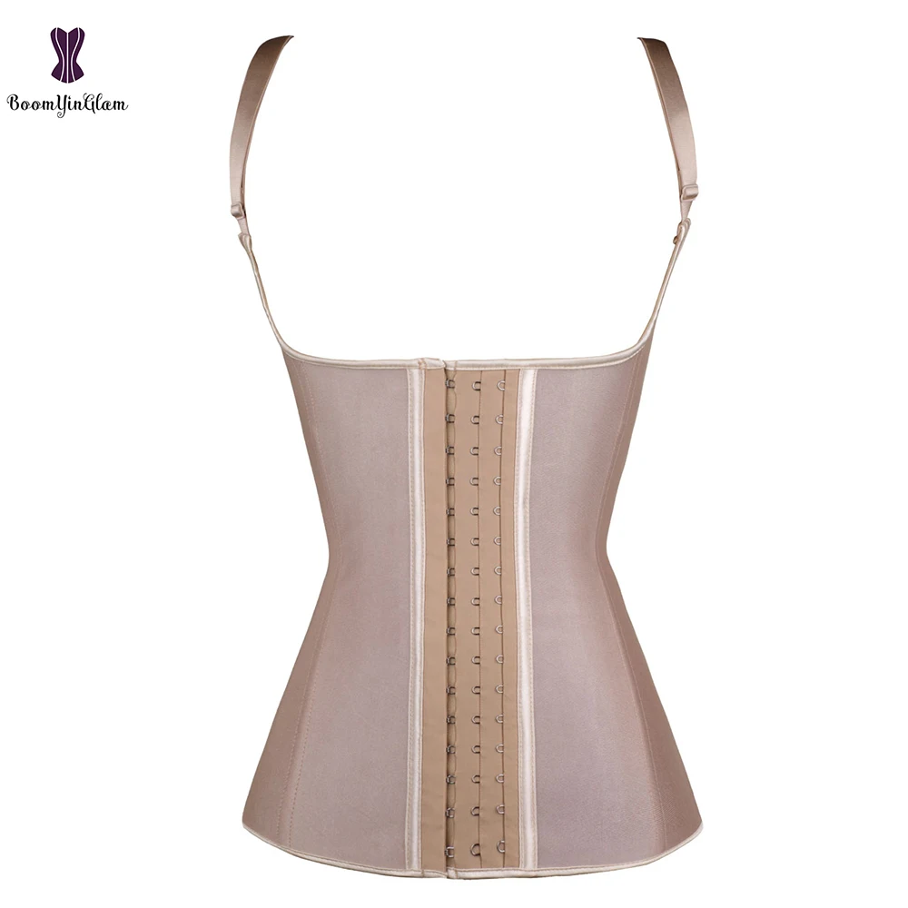 Корсет женский латексный с регулируемым жилетом и чашками пуш ап батальных