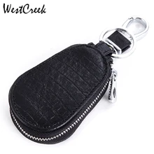 Фирменные дизайнерские кожаные кошельки для автомобильных ключей от westкрик с узором «Тыква» и узором «крокодиловая кожа», смарт-кошельки, держатель для ключей, органайзер для ключей