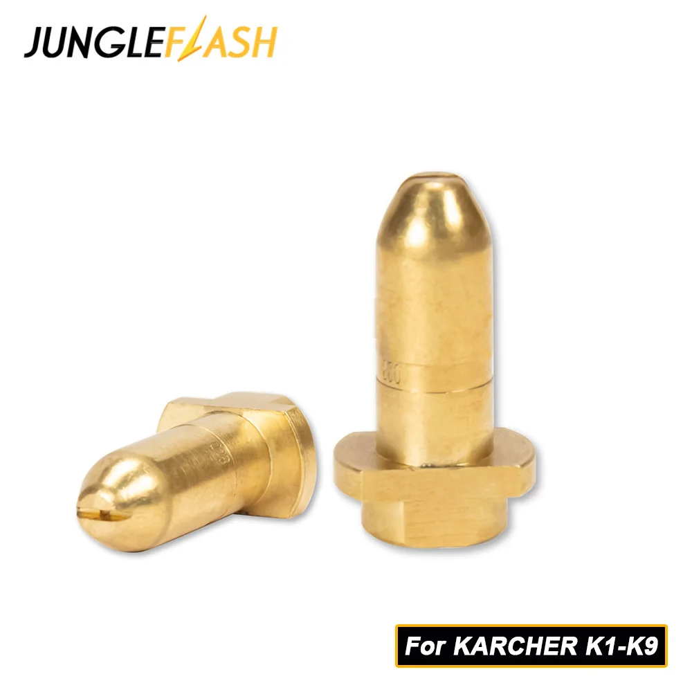 JUNGLEFLASH High Quality Brass Adapter Nozzle Washer Accessories For KARCHER K Spray Rod Brass Nozzle High Pressure Washer Gun