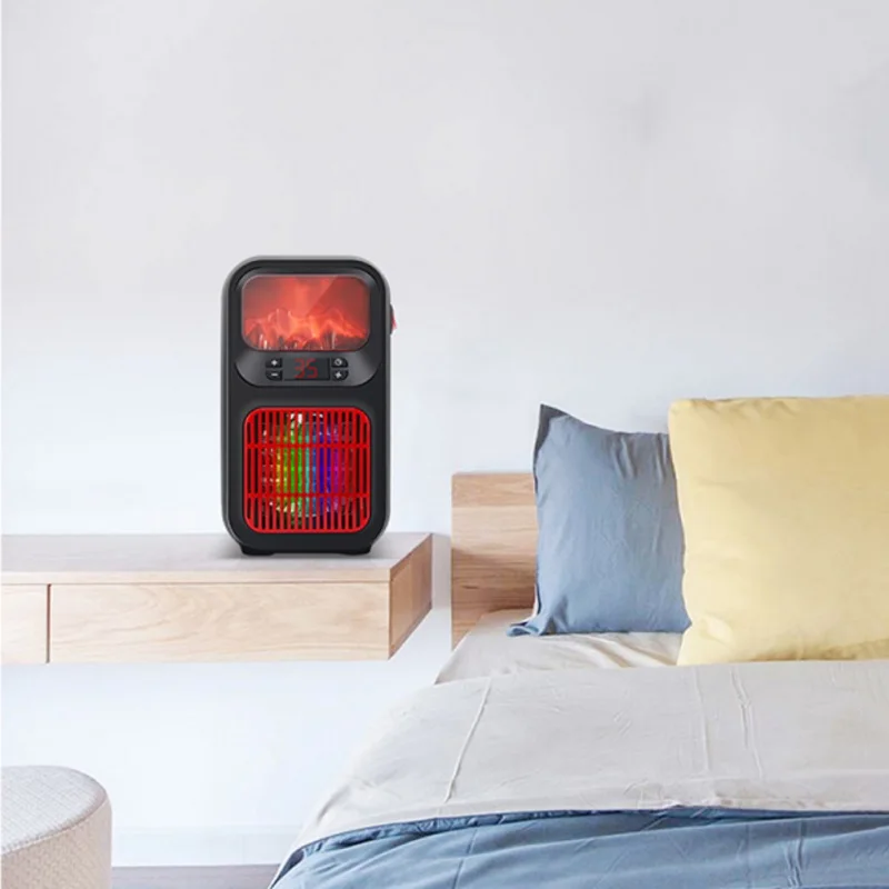 Remote Control Timer Electric Space Heater PTC Fast Heating Adjustable Thermostat,Overheat Protection Functions For Home