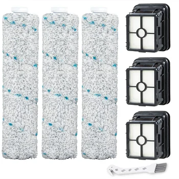 

7 Pcs Brush Roller & Vacuum Filters Replacement Parts for Bissell CrossWave Cordless Max 2554A,2590,2593 and 2596