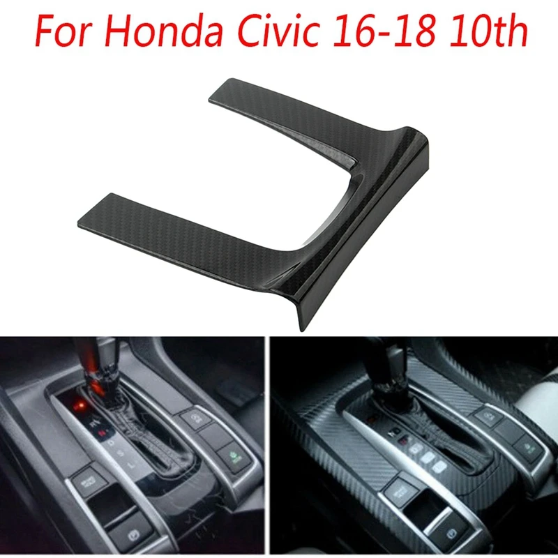 For Honda Civic- Manual Drive Sedan Coupe Gear Shift Panel Trim Cover