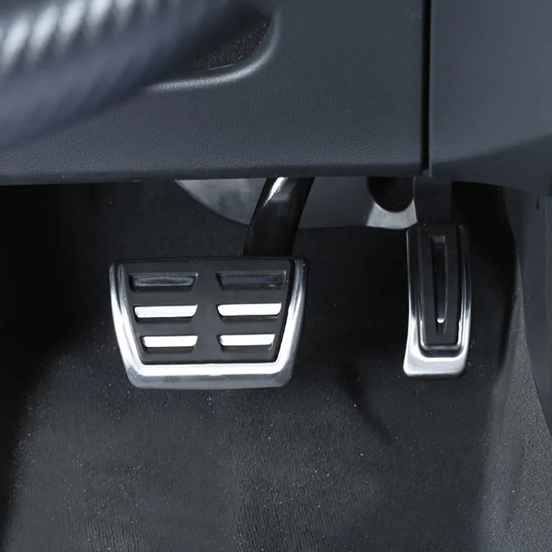 Gelinsi для Audi A6 C8, автомобильный Стайлинг, акселератор, педаль тормоза, накладка, рамка, наклейка, аксессуары для интерьера