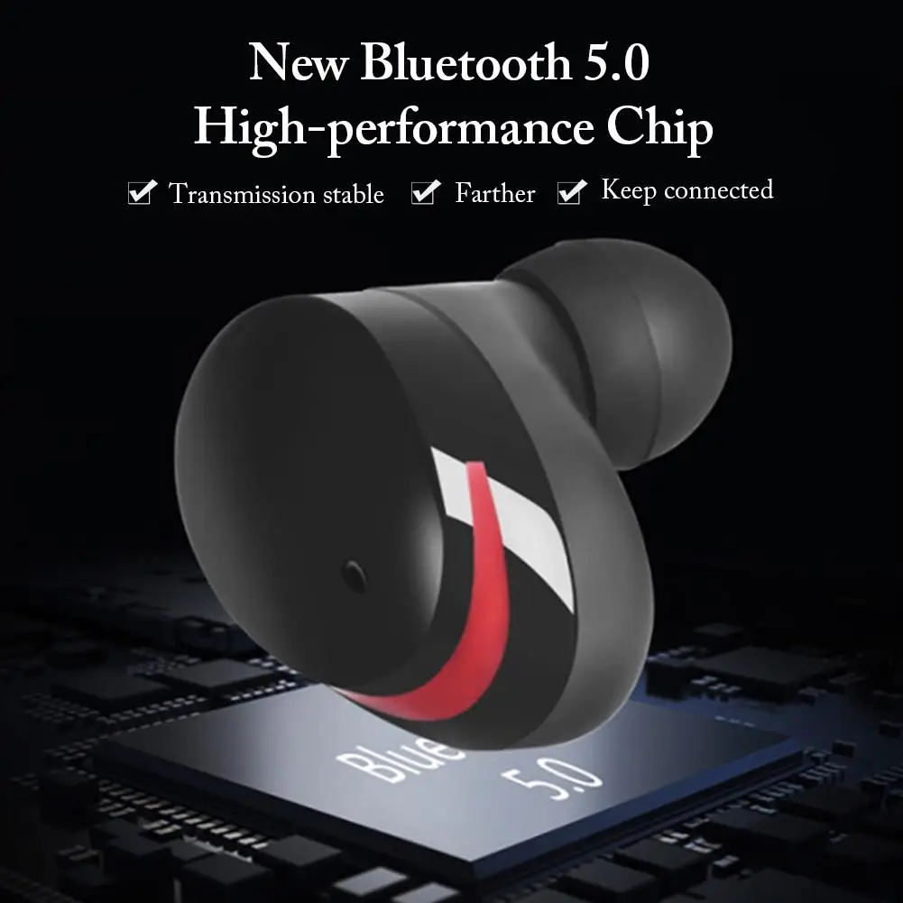 F8 мини беспроводные Bluetooth 5,0 наушники 6D объемный стерео звук бинауральные HD вызов в ухо наушник гарнитура светодиодный дисплей