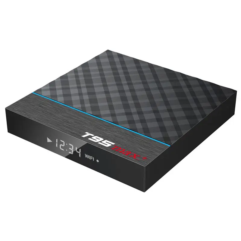 T95 MAX PLUS Android 9,0 Smart tv Box Amlogic S905X3 5G Wi-Fi Bluetooth 4,0 4K верхняя коробка