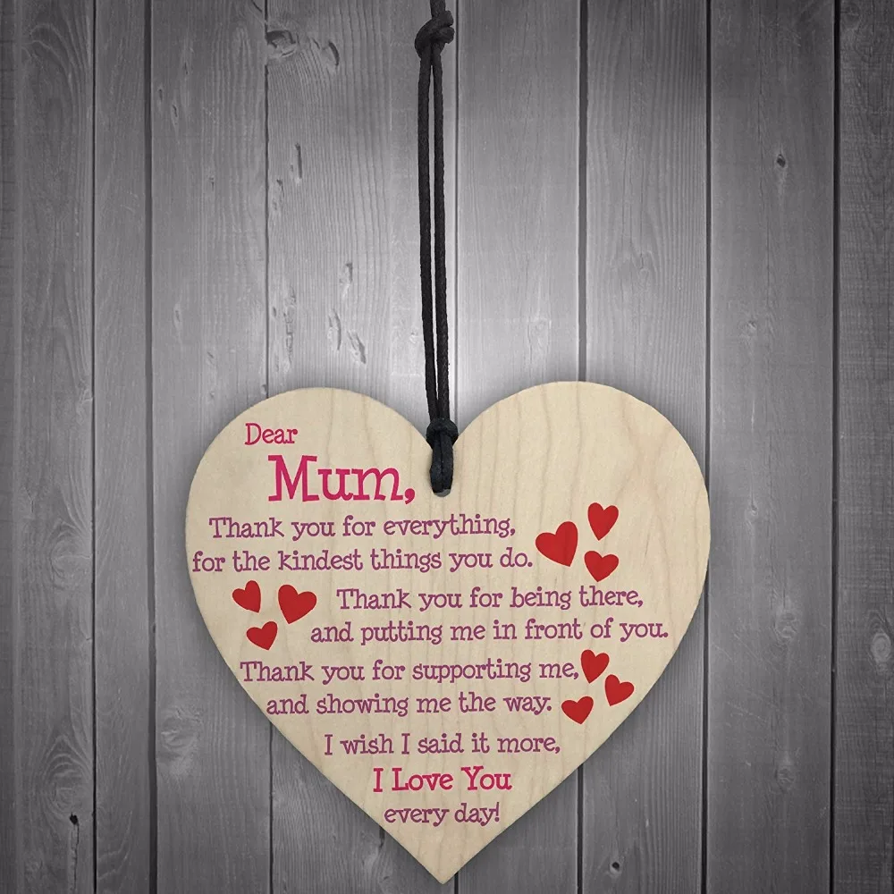 4-Meijiafei-Mum-I-Love-You-Everyday-Wooden-Hanging-Heart-Mothers-Day-Sign-Cute-Mums-Sign