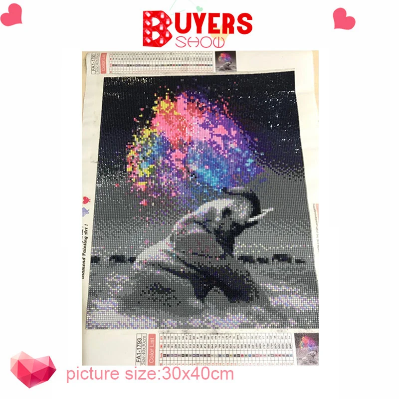 HUACAN-5d-Diamond-Painting-Full-Drill-Animal-New-Arrival-Diamond-Embroidery-Elephant-Decorations-For-Home