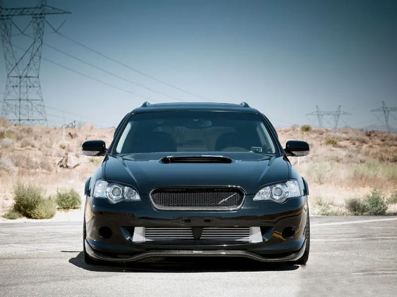 Для Subaru Legacy 2004 2005 2006 Высокое качество Черный углеродное волокно передняя решетка капота гриль ремонт
