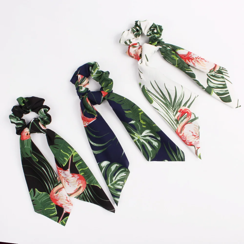 

Cute Fashion Hair Band Ribbon Girl Hair Band Horse Ponytail Solid Headwear Hair Ring Hair Accessories