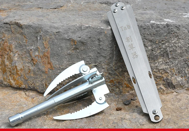 Faltbare Eisen Jäten Puller Angeln Anker Messer für Jäten Sharp Aquatische Pflanzen Remover Angeln Jäten Werkzeuge Angelgerät – Detail 24