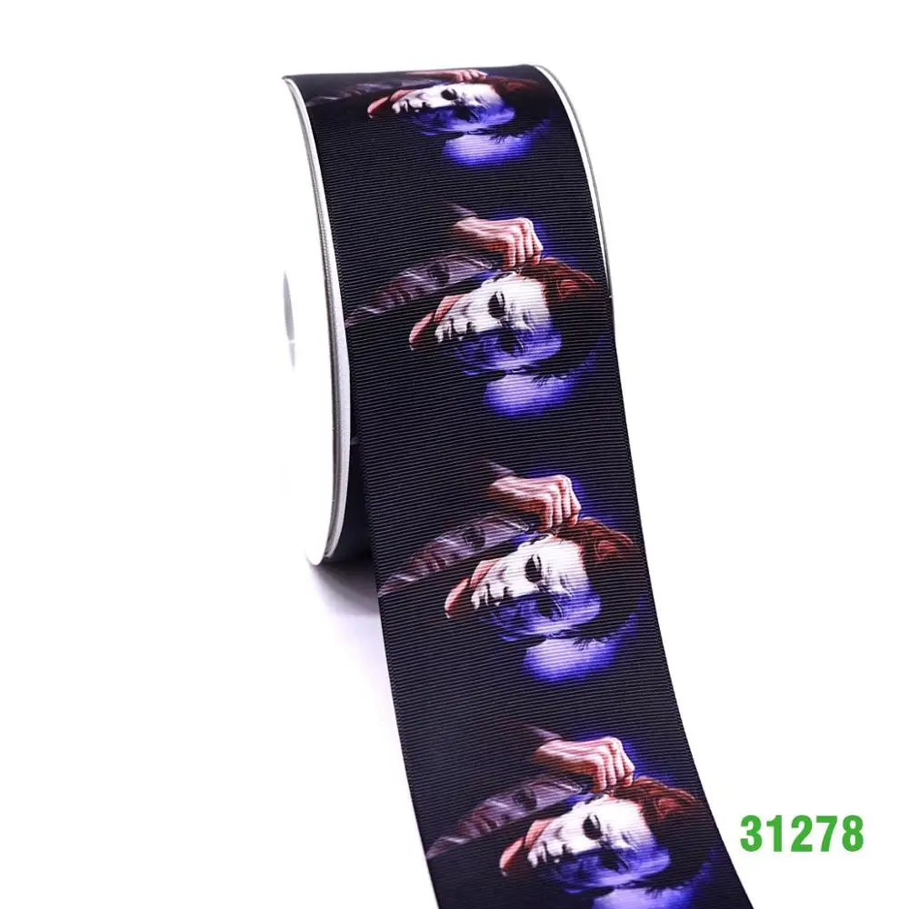 50 ярдов мультфильм напечатанный grosgrain ленты 31255 - Цвет: 31278